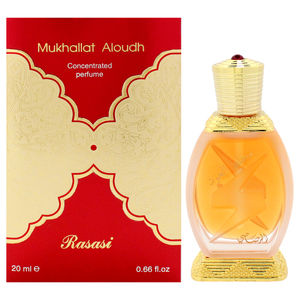 Mukhallat Aloudh by Rasasi for Unisex - 0.66 oz Concentrated Perfume Oil
